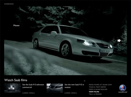 Saab Microsite